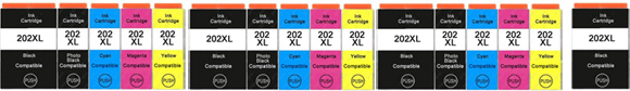 16x Epson Compatible Ink Multipack Cartridges T02G1 - T02H1 SELECT YOUR OWN COLOURS - Free UK Delivery