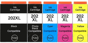5x Epson Compatible Ink Multipack Cartridges T02G1 - T02H1 SELECT YOUR OWN COLOURS - Free UK Delivery