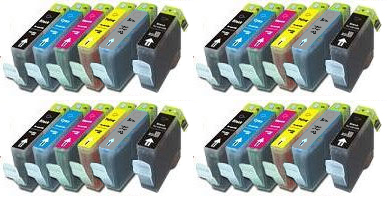 24x Canon Compatible Ink Multipack Cartridges PGI525BK - CLI526GY SELECT YOUR OWN COLOURS - Free UK Delivery