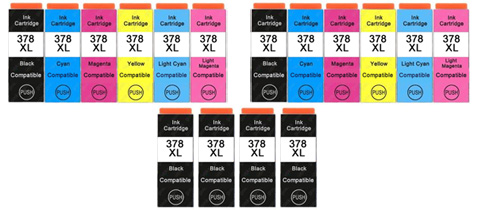 16x Epson Compatible Ink Multipack Cartridges T3791 - T3796 SELECT YOUR OWN COLOURS - Free UK Delivery
