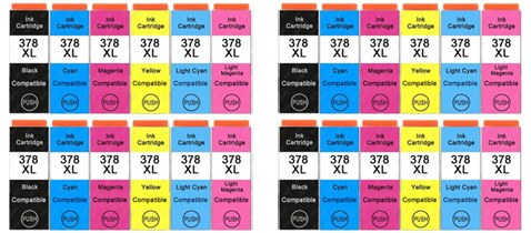 24x Epson Compatible Ink Multipack Cartridges T3791 - T3796 SELECT YOUR OWN COLOURS - Free UK Delivery
