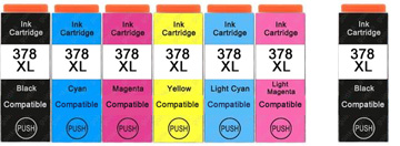 7x Epson Compatible Ink Multipack Cartridges T3791 - T3796 SELECT YOUR OWN COLOURS - Free UK Delivery