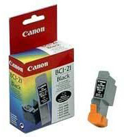 Bci-21B Canon Original Bci21B Black Ink Cartridge - Free UK Delivery