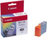 Bci-24C Canon Original Bci24C Colour Ink Cartridge for [Printerlong] - Free UK Delivery