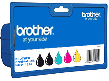 Brother Original Lc22U Complete Set Ink Cartridges With Extra Black for [Printerlong] - Free UK Delivery