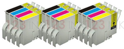 12x Epson Compatible Ink Multipack Cartridges T1291 - T1294 SELECT YOUR OWN COLOURS - Free UK Delivery