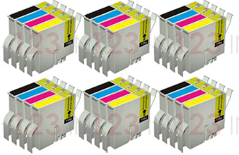 24x Epson Compatible Ink Multipack Cartridges T1291 - T1294 SELECT YOUR OWN COLOURS - Free UK Delivery