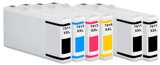 6x Epson Compatible Ink Multipack Cartridges T7011XXL - T7014XXL SELECT YOUR OWN COLOURS - Free UK Delivery