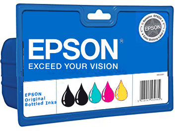 Epson Original (105/106) 5 Ink Bottle Multipack for [Printerlong] - Free UK Delivery