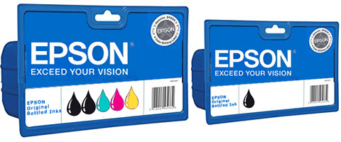 Epson Original (105/106) 6 Ink Bottle Multipack for [Printerlong] - Free UK Delivery