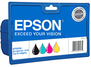 Epson Original T3466 (34) 4 Ink Cartridge Multipack for [Printerlong] - Free UK Delivery