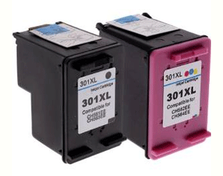 HP Twin Pack No 301Xl Extra Large Black and Colour Ink Cartridge Set Ch563Ee / Ch564Ee Remanufactured SELECT YOUR OWN COLOURS - Free UK Delivery