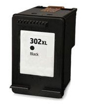 HP No 302Xl Black Ink Cartridge Extra Large F6U68Ae 480 Page Yield Remanufactured - Free UK Delivery