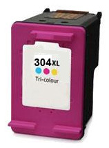 HP No 304Xl Colour Ink Cartridge Extra Large N9K07Ae 330 Page Yield Remanufactured - Free UK Delivery