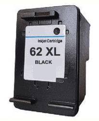 HP No 62Xl Black Ink Cartridge Extra Large C2P05Ae 12ml Remanufactured - Free UK Delivery