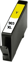 HP No 903Xl Yellow Ink Cartridge Remanufactured T6M11Ae 830 Pages - Free UK Delivery