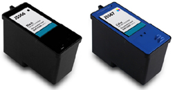 Dell Remanufactured Black and Colour Ink Cartridges J5566+J5567 - Free UK Delivery