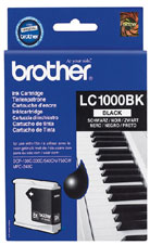 Brother Original Lc1000Bk Black Ink Cartridge - Yield 500 Pages for [Printerlong] - Free UK Delivery