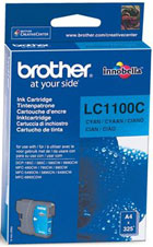 Brother Original Lc1100C Cyan Ink Cartridge - Yield 325 Pages for [Printerlong] - Free UK Delivery
