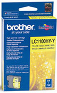 Brother Original Lc1100Hy-Y Yellow Ink Cartridge - Yield 750 Pages for [Printerlong] - Free UK Delivery