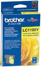Brother Original Lc1100Y Yellow Ink Cartridge - Yield 325 Pages for [Printerlong] - Free UK Delivery