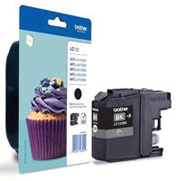Brother Original Lc123Bk Black Ink Cartridge - Yield 600 Pages for [Printerlong] - Free UK Delivery