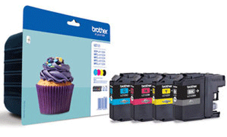 Brother Original Lc123 Complete Set Ink Cartridges for [Printerlong] - Free UK Delivery
