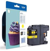 Brother Original Lc123Y Yellow Ink Cartridge - Yield 600 Pages for [Printerlong] - Free UK Delivery