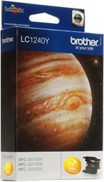 Brother Original Lc1240Y Yellow Ink Cartridge - Yield 600 Pages for [Printerlong] - Free UK Delivery