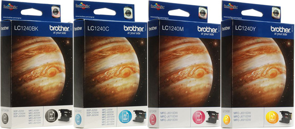 Brother Original Lc1240 Complete Set Ink Cartridges - Free UK Delivery