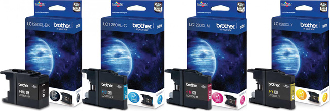 Brother Original Lc1280Xl Complete Set Ink Cartridges - Free UK Delivery