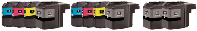 10x Brother Compatible Ink Multipack Cartridges LC129XL - LC125XL SELECT YOUR OWN COLOURS - Free UK Delivery