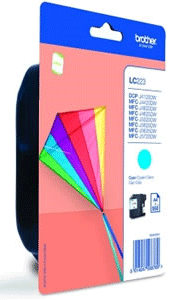 Brother Original Lc223C Cyan Ink Cartridge - Yield 550 Pages for [Printerlong] - Free UK Delivery