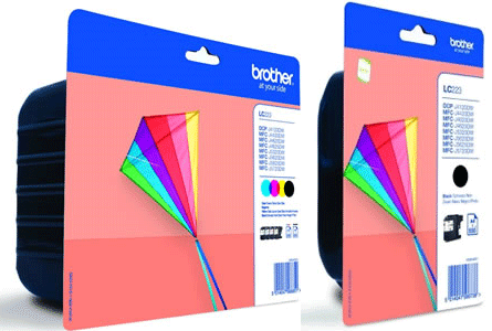 Brother Original Lc223 Complete Set Ink Cartridges With Extra Black - Free UK Delivery
