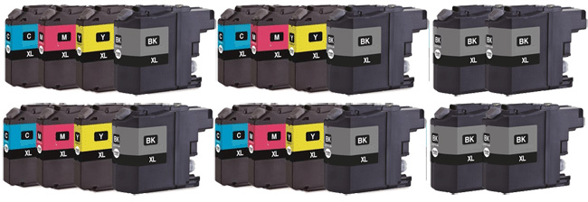 20x Brother Compatible Ink Multipack Cartridges LC227XL - LC225XL SELECT YOUR OWN COLOURS - Free UK Delivery