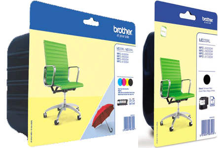 Brother Original Lc229Xl / Lc225Xl Complete Set Ink Cartridges With Extra Black - Free UK Delivery