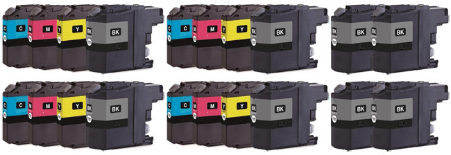 20x Brother Compatible Ink Multipack Cartridges LC3211BK - LC3211Y SELECT YOUR OWN COLOURS - Free UK Delivery