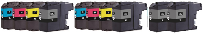 10x Brother Compatible Ink Multipack Cartridges LC3213 SELECT YOUR OWN COLOURS - Free UK Delivery