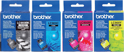 Brother Original Lc900 Complete Set Ink Cartridges for [Printerlong] - Free UK Delivery