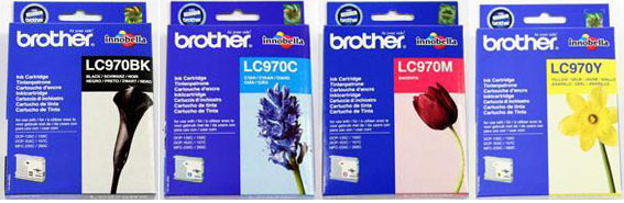 Brother Original Lc970 Complete Set Ink Cartridges for [Printerlong] - Free UK Delivery