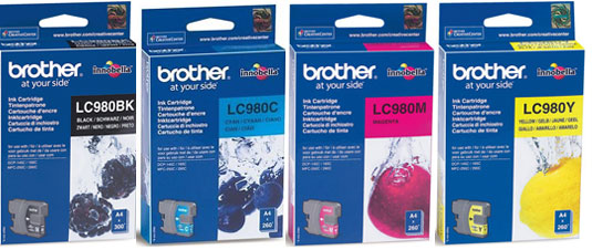 Brother Original Lc980 Complete Set Ink Cartridges – Free UK Delivery
