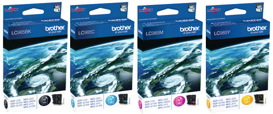 Brother Original Lc985 Complete Set Ink Cartridges - Free UK Delivery