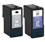 Lexmark No.36Xl + 37Xl Set 18C2170E Black and 18C2180E Colour Remanufactured SELECT YOUR OWN COLOURS - Free UK Delivery