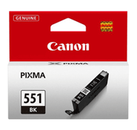 Cli-551Bk Canon Original Black Ink Cartridge - Free UK Delivery