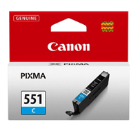 Cli-551C Canon Original Cyan Ink Cartridge - Free UK Delivery