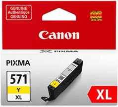 Cli-571Yxl Canon Original Yellow Ink Cartridge High Capacity - Free UK Delivery