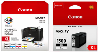 Pgi-1500Xl Canon Original Set of Ink Cartridges Plus Extra Black - Free UK Delivery