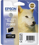Epson Original T0969 Light Light Black Ink Cartridge - Free UK Delivery