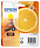 Epson Original T3344 Yellow Ink Cartridge (33) for [Printerlong] - Free UK Delivery