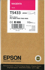 Original Epson Magenta Ink Cartridge C13T543300 T5433 110ml – Free UK Delivery